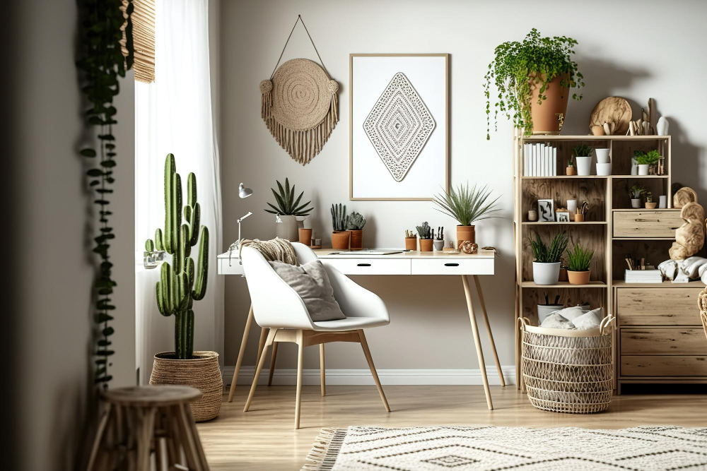elemente naturale în stilul scandinav