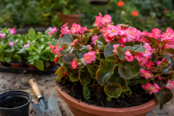 Begonia semperflorens – plantare și îngrijire pas cu pas