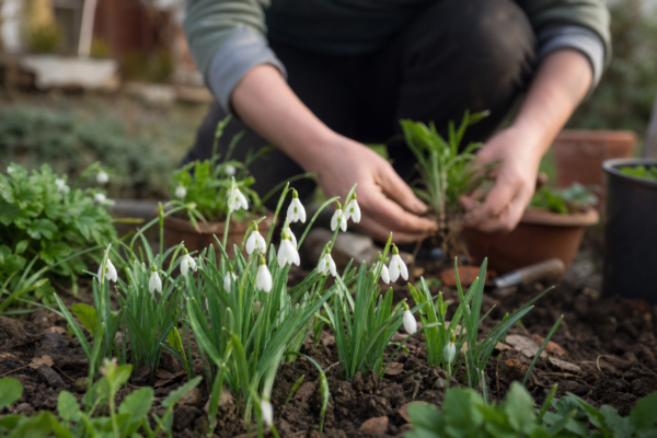 Ghiocel (Galanthus nivalis) – plantare, udare și întreținere
