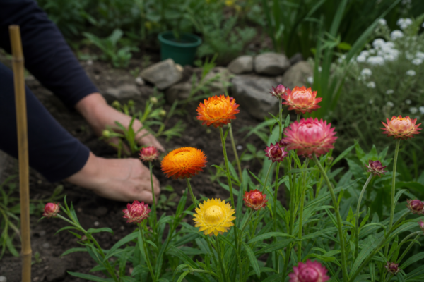 Flori de paie (Helichrysum bracteatum) – de la plantare la întreținerea de zi cu zi