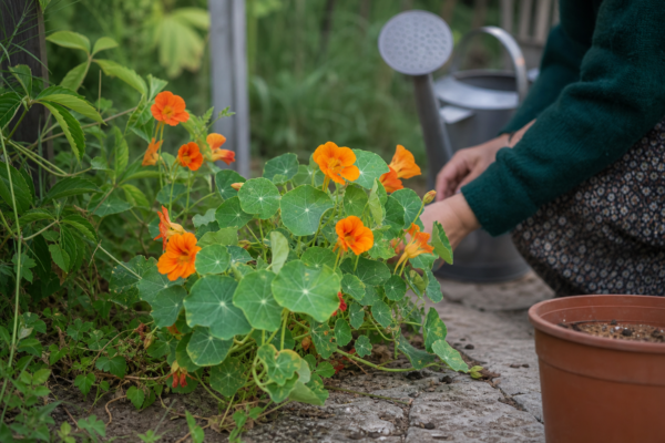 Condurul doamnei (Tropaeolum majus) – sfaturi pentru plantare, creștere și întreținere