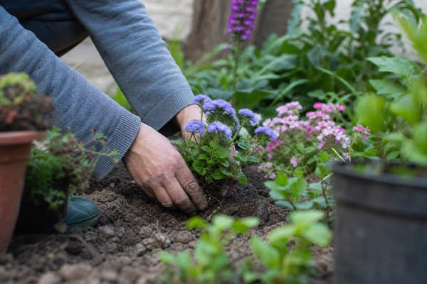 Ageratum (Ageratum houstonianum) – condiții de creștere, plantare și îngrijire