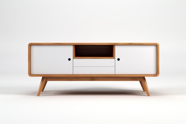 Comode TV în culoarea stejarului – modele potrivite pentru amenajări moderne