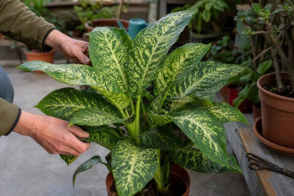 Dieffenbachia (Dieffenbachia seguine) – sfaturi utile pentru plantare și îngrijire