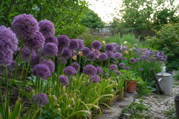 Allium ornamental (Allium giganteum) – ghid complet de cultivare și îngrijire